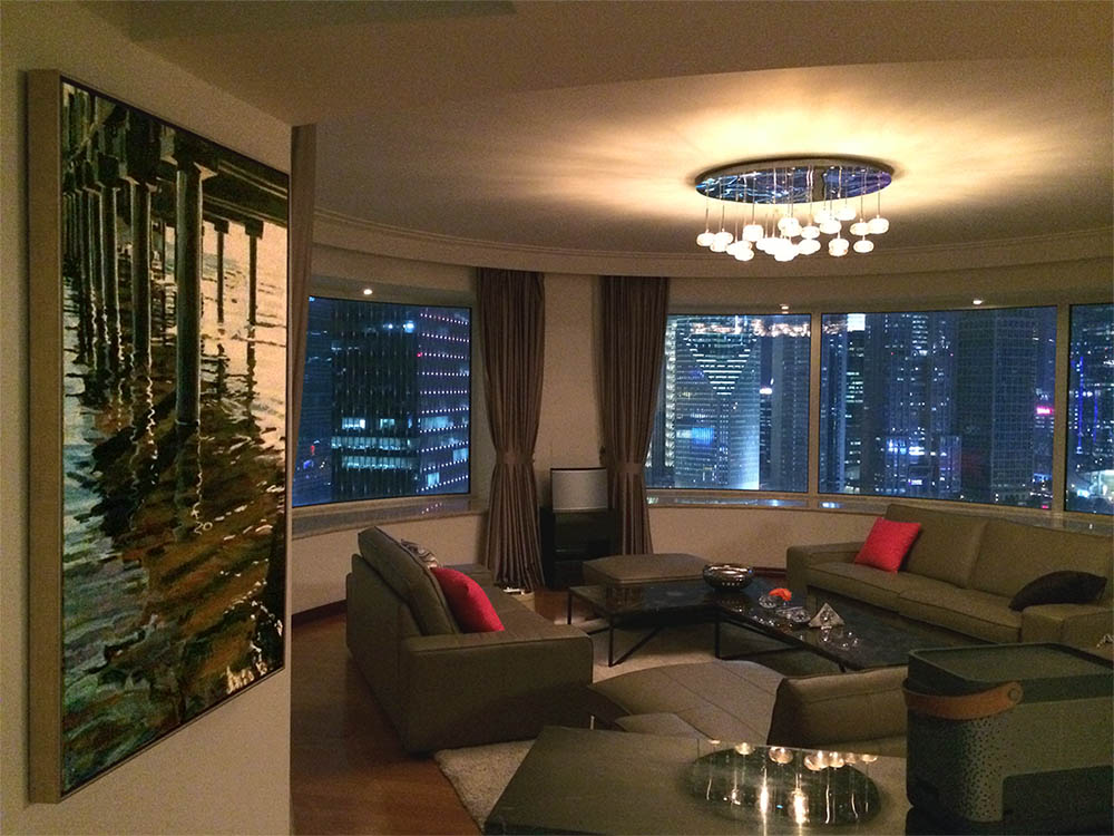 Mobile photo from a client home in Shanghai, China, 38 floor.